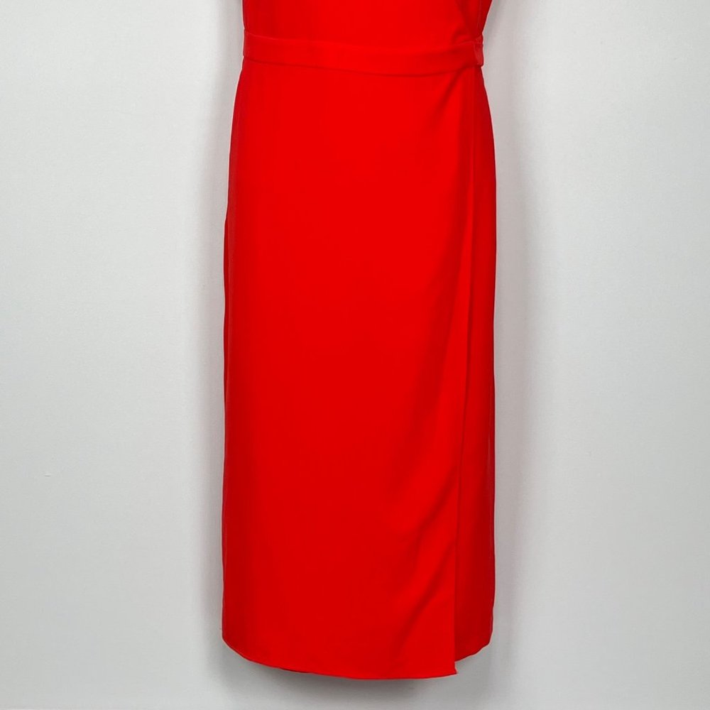 Gibson Latimer V Neck Sleeveless Wrap Jumpsuit Crimson Red plus size 18 - Picture 5 of 16